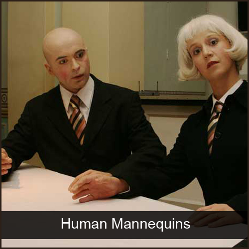 human mannequins